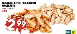 MCD Supermarkt GEGAARDE KIPREEPJES NATURELV OF GEKRUID aanbieding