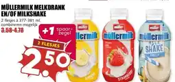 MCD Supermarkt MÜLLERMILK MELKDRANK EN/OF MILKSHAKE aanbieding