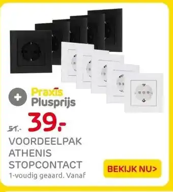 Praxis VOORDEELPAK ATHENIS STOPCONTACT aanbieding