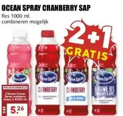 MCD Supermarkt OCEAN SPRAY CRANBERRY SAP aanbieding