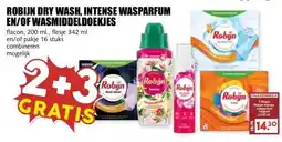 MCD Supermarkt ROBIJN DRY WASH, INTENSE WASPARFUM EN/OF WASMIDDELDOEKJES aanbieding