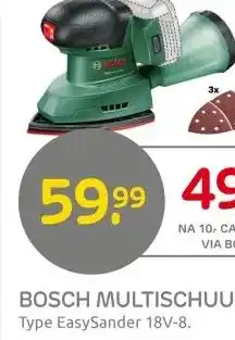 Praxis BOSCH MULTISCHUURMACHINE aanbieding