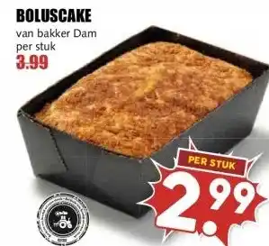 MCD Supermarkt BOLUSCAKE van bakker aanbieding
