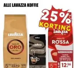 MCD Supermarkt ALLE LAVAZZA KOFFIE aanbieding