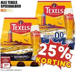 MCD Supermarkt ALLE TEXELS SPECIAALBIER aanbieding