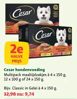 Maxi Zoo Cesar hondenvoeding aanbieding