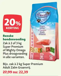 Maxi Zoo Renske hondenvoeding aanbieding