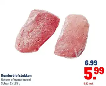 Makro Runderbiefstukken aanbieding