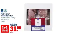 Makro Metro Chef runderbiefstuk aanbieding