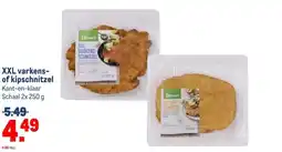 Makro XXL varkens- of kipschnitzel aanbieding