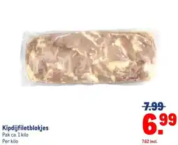 Makro Kipdijfiletblokjes aanbieding