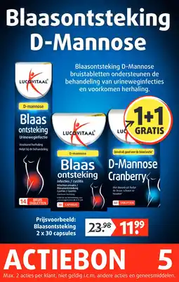 Lucovitaal Blaasontsteking D-Mannose aanbieding