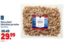 Makro Metro Chef Noordzee garnalen aanbieding
