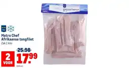 Makro Metro Chef Afrikaanse tongfilet aanbieding