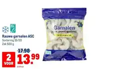 Makro Rauwe garnalen ASC aanbieding