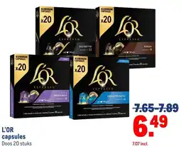 Makro L'OR capsules aanbieding