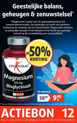 Lucovitaal Magnesium Bisglycinaat aanbieding