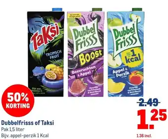 Makro Dubbelfrisss of Taksi aanbieding
