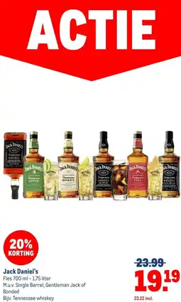Makro Jack Daniel's aanbieding