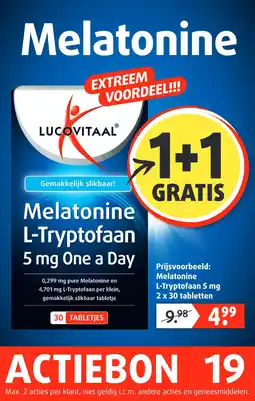 Lucovitaal Melatonine aanbieding
