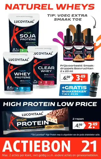 Lucovitaal HIGH PROTEIN LOW PRICE aanbieding