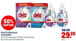 Makro Omo Professional wasmiddel aanbieding