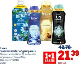 Makro Lenor wasverzachter of geurparels aanbieding