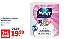 Makro Nalys keukenpapier Xtra Power aanbieding