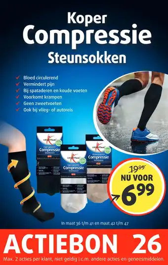 Lucovitaal Koper Compressie Steunsokken aanbieding