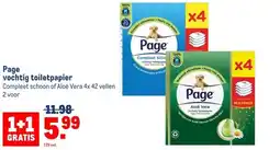 Makro Pagevochtig toiletpapier aanbieding