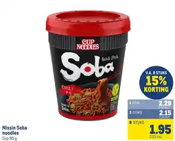 Makro Nissin Soba noodles aanbieding