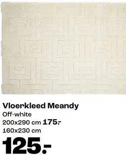 Kwantum Vloerkleed Meandy aanbieding