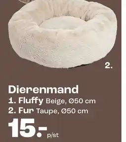 Kwantum Dierenmand Fur aanbieding