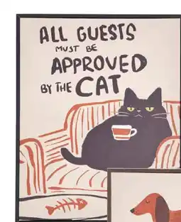 Kwantum Canvas Cat aanbieding