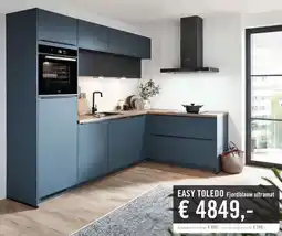 Keukendepot EASY TOLEDO Fjordblauw ultramat aanbieding