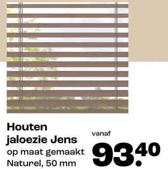 Kwantum Houten jaloezie Jens aanbieding