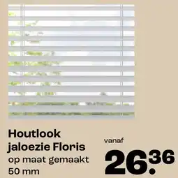 Kwantum Houtlook jaloezie Floris aanbieding