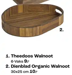 Kwantum 2. Dienblad Organic Walnoot aanbieding