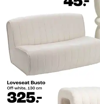 Kwantum Loveseat Busto Off-white aanbieding