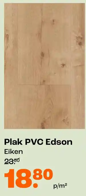 Kwantum Plak PVC Edson Eiken aanbieding