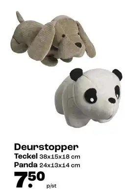 Kwantum Deurstopper Teckel aanbieding