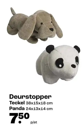 Kwantum Deurstopper Teckel aanbieding