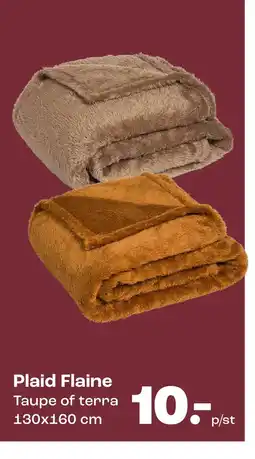Kwantum Plaid Flaine Taupe of terra aanbieding