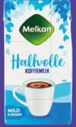 Coop Melkan halfvolle koffiemelk aanbieding