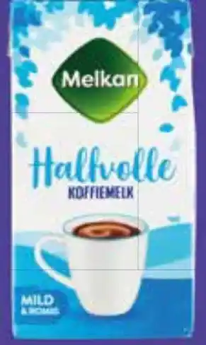 Coop Melkan halfvolle koffiemelk aanbieding