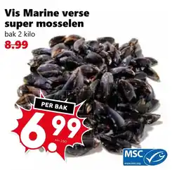 Coop Vis Marine verse super mosselen aanbieding