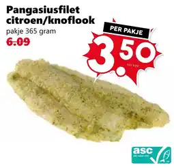 Coop Pangasiusfilet citroen/knoflook aanbieding