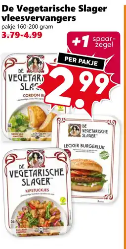 Coop De Vegetarische Slager vleesvervangers aanbieding