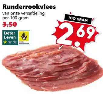 Coop Runderrookvlees aanbieding