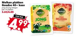 Coop Melkan plakken Goudse 48+ kaas aanbieding